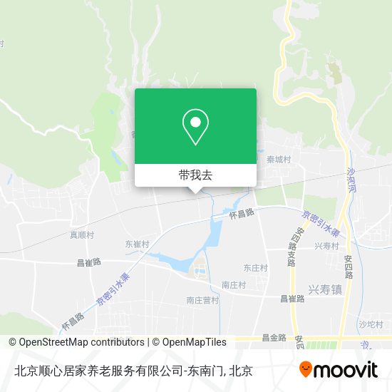 北京顺心居家养老服务有限公司-东南门地图