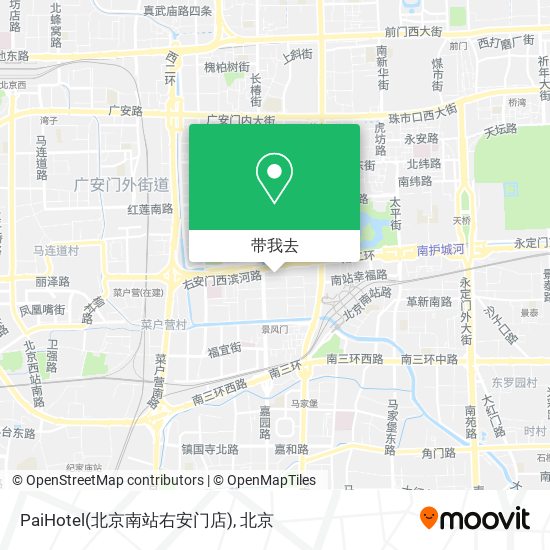 PaiHotel(北京南站右安门店)地图