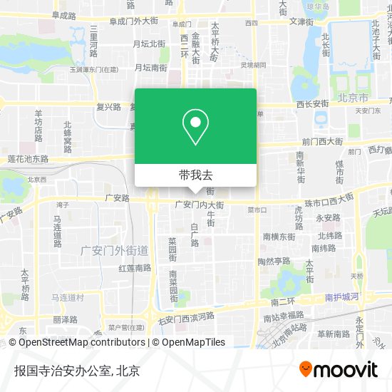 报国寺治安办公室地图