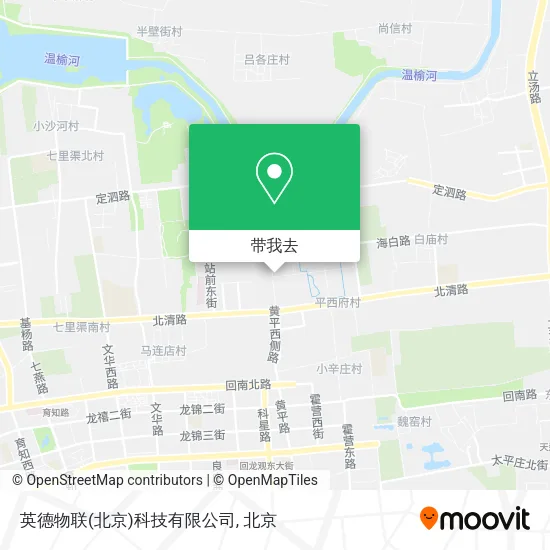 英德物联(北京)科技有限公司地图