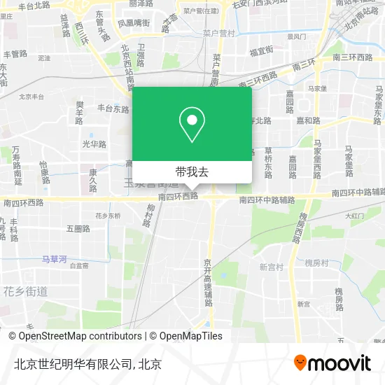 北京世纪明华有限公司地图