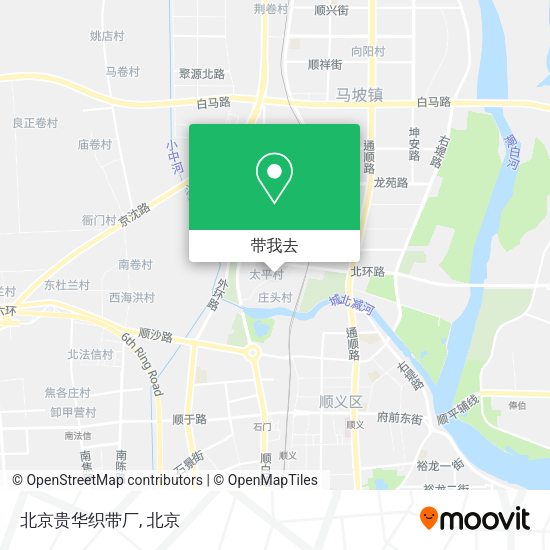 北京贵华织带厂地图