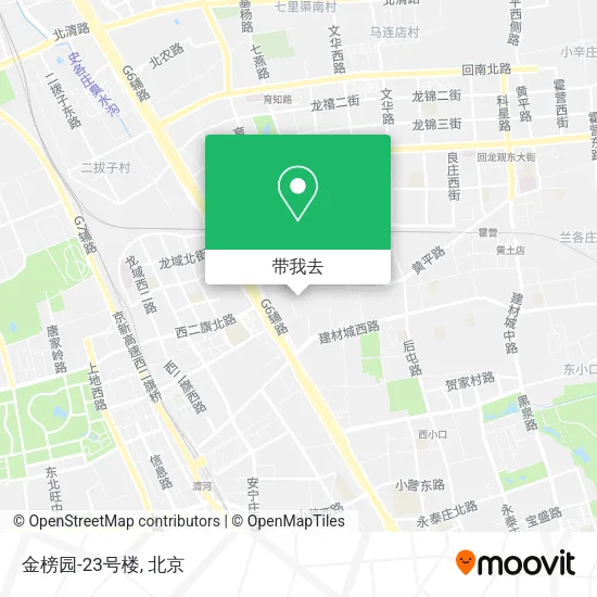 金榜园-23号楼地图