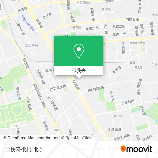 金榜园-北门地图