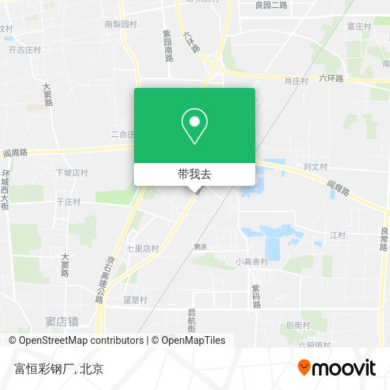 富恒彩钢厂地图