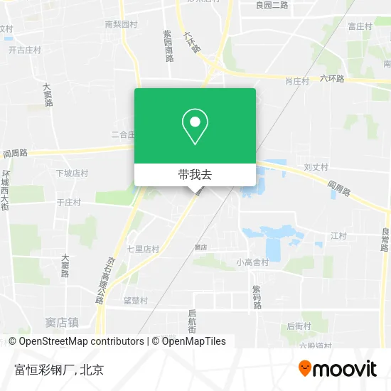 富恒彩钢厂地图