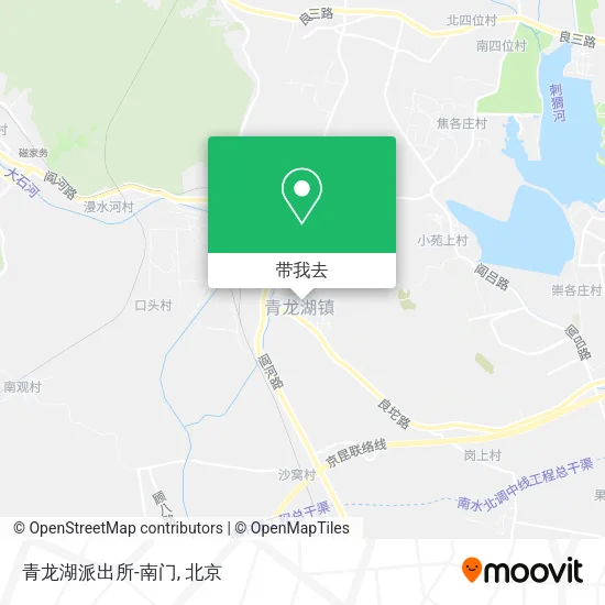 青龙湖派出所-南门地图