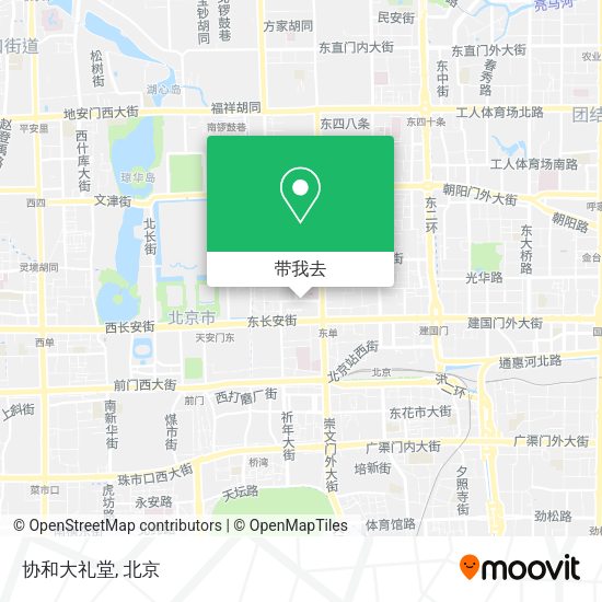 协和大礼堂地图