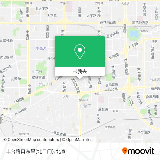 丰台路口东里(北二门)地图