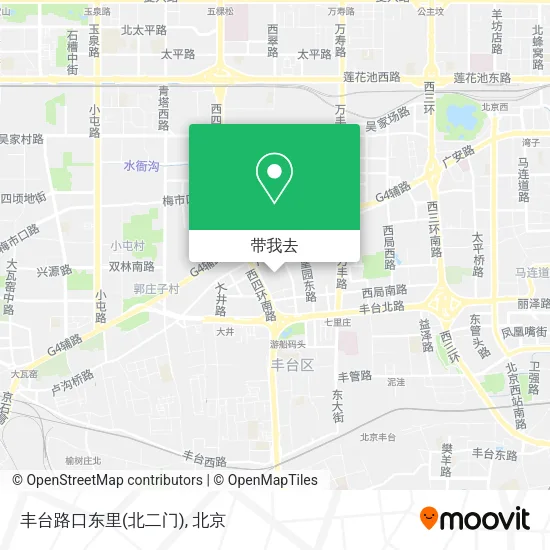 丰台路口东里(北二门)地图