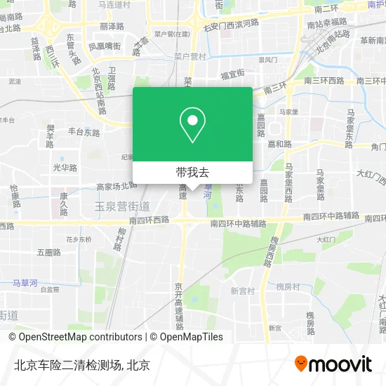 北京车险二清检测场地图