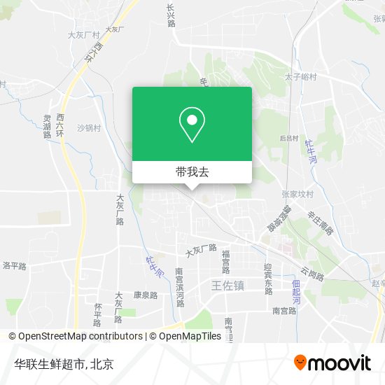 华联生鲜超市地图