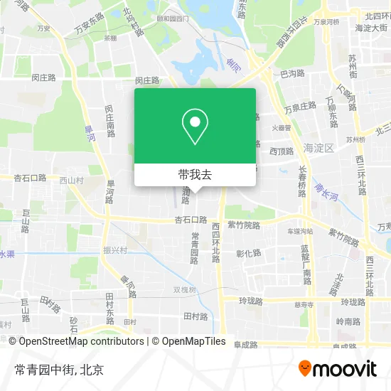 常青园中街地图