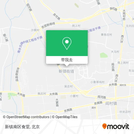新镇南区食堂地图