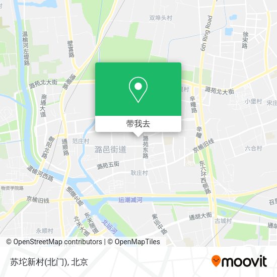 苏坨新村(北门)地图