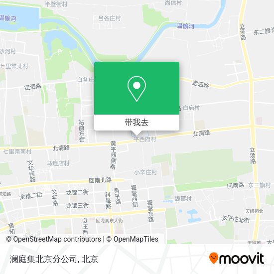 澜庭集北京分公司地图