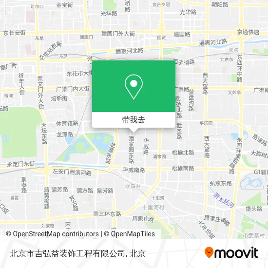 北京市吉弘益装饰工程有限公司地图