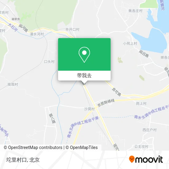 坨里村口地图