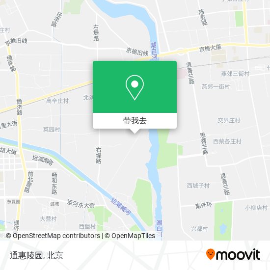 通惠陵园地图