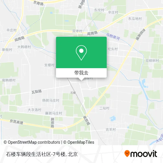 石楼车辆段生活社区-7号楼地图