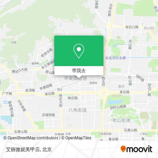 艾丽微妮美甲店地图