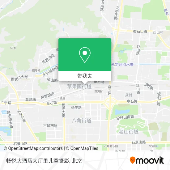 畅悦大酒店大厅里儿童摄影地图