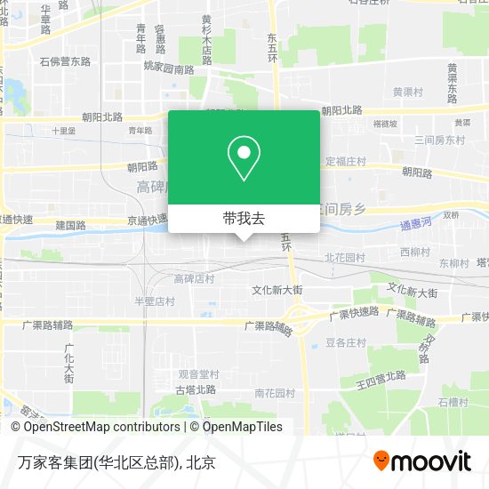 万家客集团(华北区总部)地图
