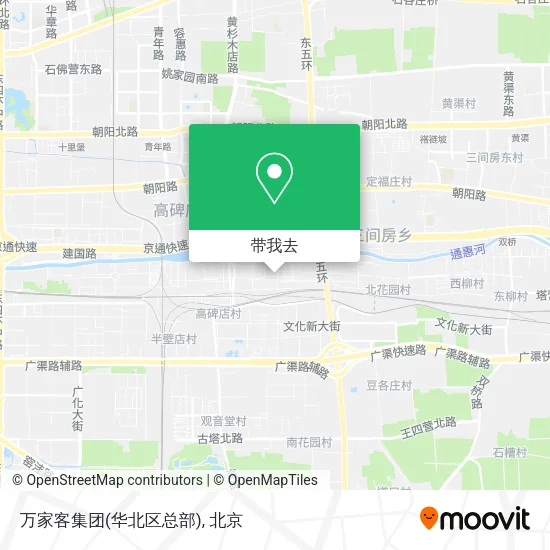 万家客集团(华北区总部)地图