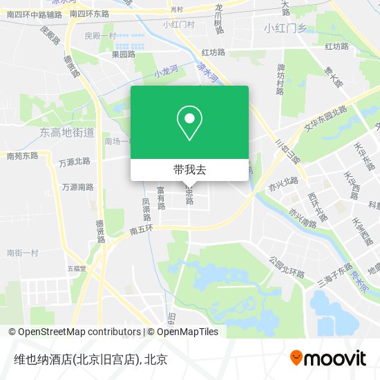 维也纳酒店(北京旧宫店)地图