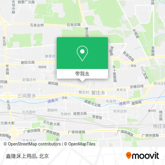 鑫隆床上用品地图