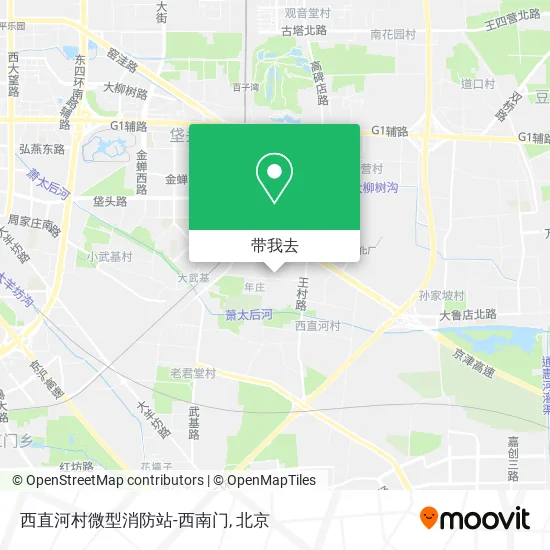 西直河村微型消防站-西南门地图