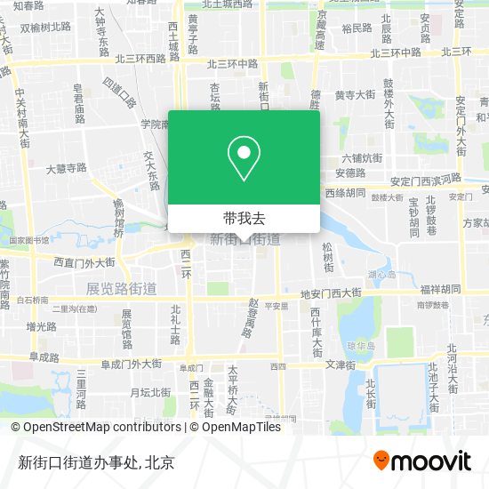 新街口街道办事处地图