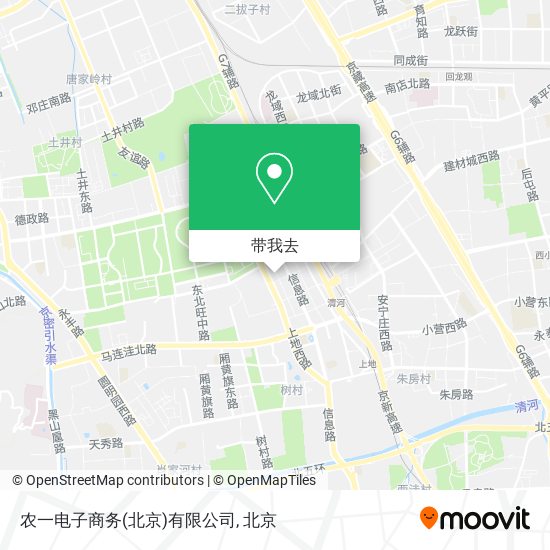 农一电子商务(北京)有限公司地图