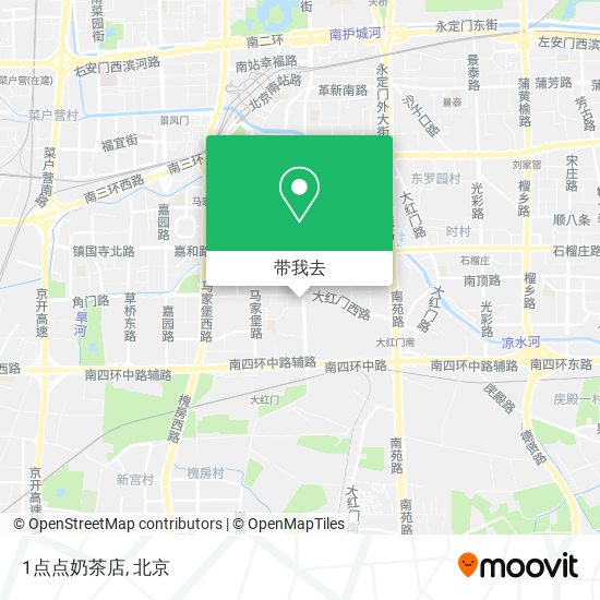 1点点奶茶店地图