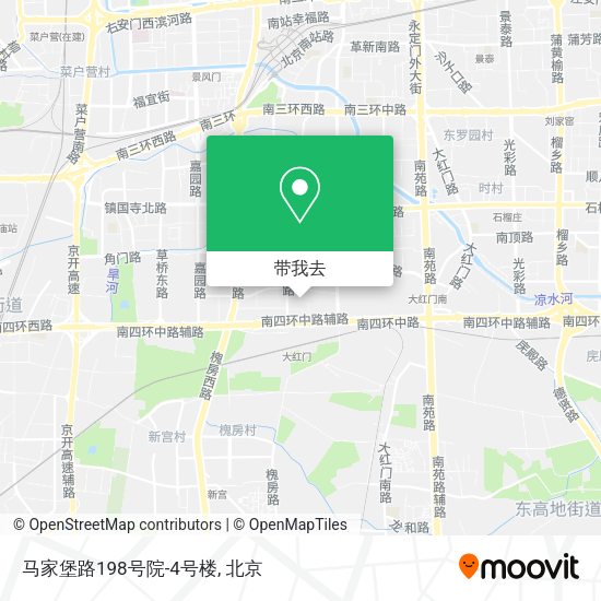 马家堡路198号院-4号楼地图
