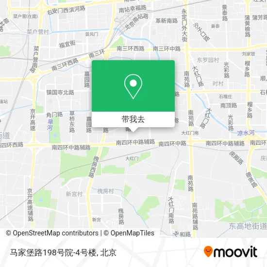 马家堡路198号院-4号楼地图
