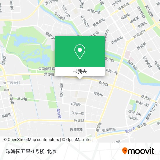 瑞海园五里-1号楼地图