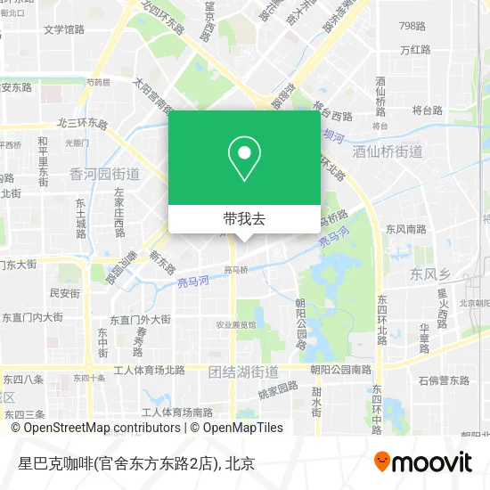 星巴克咖啡(官舍东方东路2店)地图