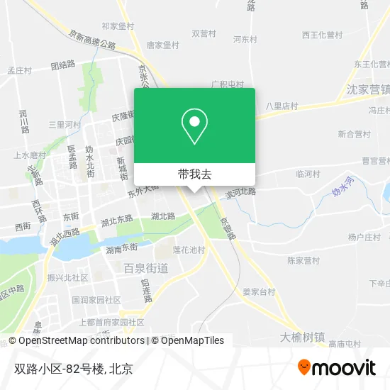 双路小区-82号楼地图