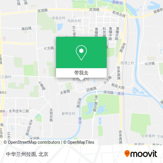 中华兰州拉面地图