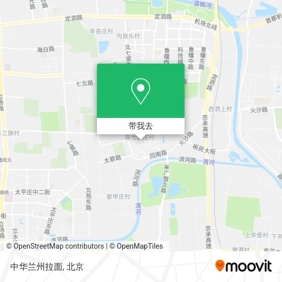 中华兰州拉面地图