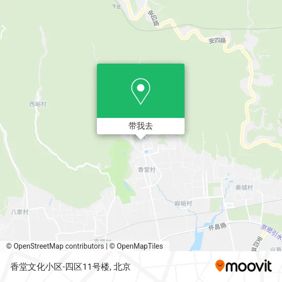 香堂文化小区-四区11号楼地图