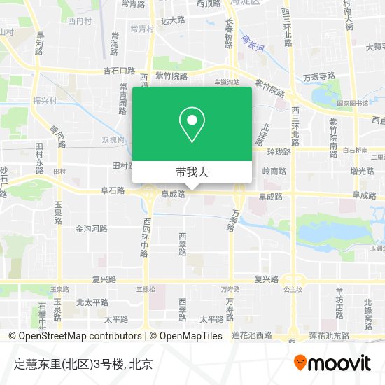 定慧东里(北区)3号楼地图