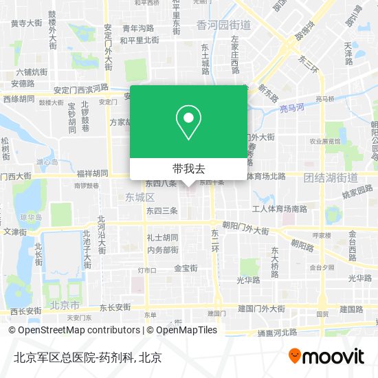北京军区总医院-药剂科地图
