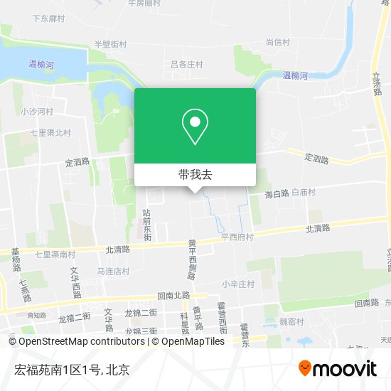 宏福苑南1区1号地图