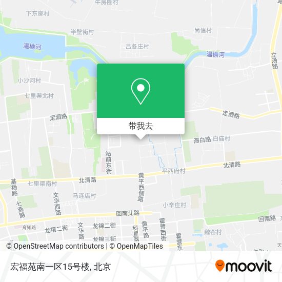 宏福苑南一区15号楼地图