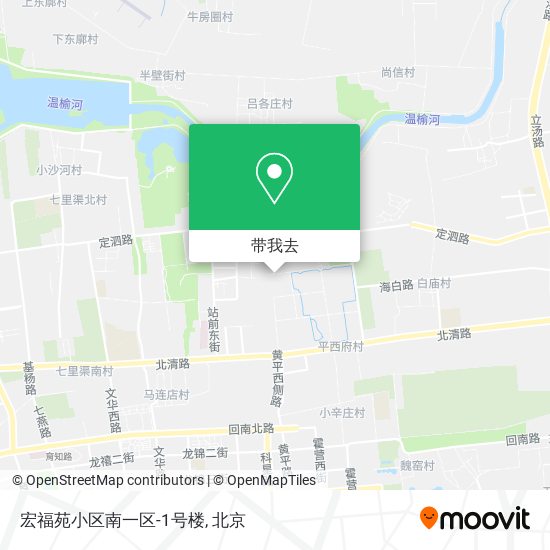 宏福苑小区南一区-1号楼地图
