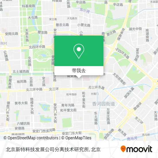 北京新特科技发展公司分离技术研究所地图