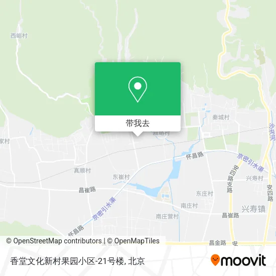 香堂文化新村果园小区-21号楼地图