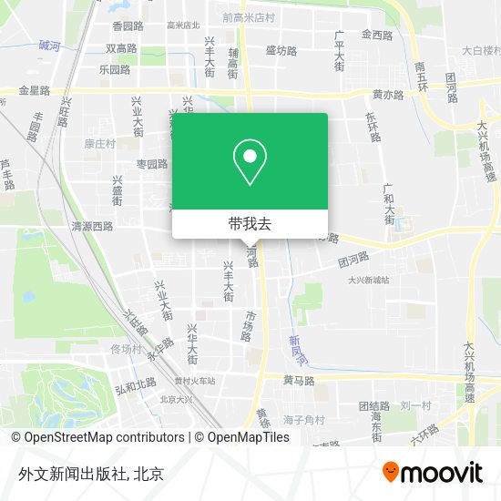 外文新闻出版社地图